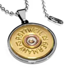 Anhänger Edelstahl • SCHROTPATRONE Kaliber 12