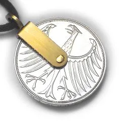 Anhänger aus Silber 625er 5 DM Deutschland 1951 - 1974 • VEGVISIR