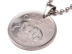 Anhänger Sternzeichen Stier Münze 10 Schilling Somaliland Ø 25 mm