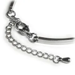 Armband Rohling Edelstahl Rund innen Ø 20 mm • Farbton Silber