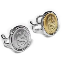 Motiv: Kulturfrau mit Prägedatum Prägejahr: 1949, 1950 und 1966 bis 2001 (Auswahl) Material Münze: Cu-Ni • Optional 24K galvanisch vergoldet