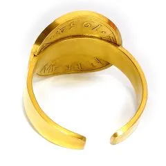 Münze: 10 Franken Saarland Prägejahr: 1954 Material Münze: Aluminiumbronze 24 Karat galvanisch vergoldet