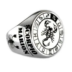 Produktdetails: Material Siegelring: Edelstahl in den Farben Silber, Schwarz oder Gold Durchmesser ca.: 21 mm