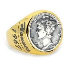 Münze: Dime Mercury USA / Silber 900 Prägejahr: 1916-1945 Motiv: Brustbild der Liberty und Schriftzug LIBERTY und IN.GOD WE.TRUST.