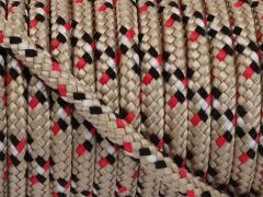 Segeltau Ø 6,0 mm Tartan Beige 0,5 Meter