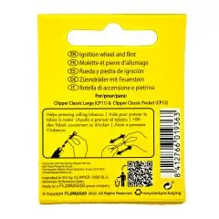 Ersetze das Zündrad deines Clipper Feuerzeugs mit dem originalen Flintsystem.