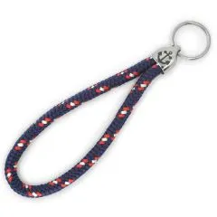 Schlüsselanhänger aus Segeltau, verfügbar in vielen Farben und 3 Größen.
