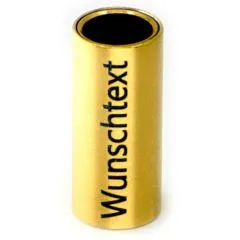 Magnetverschluss Edelstahl für Schnüre Ø 4,0 mm • Gold matt