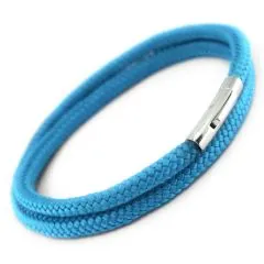 Segeltau Armband Ø 2 x 4 mm mit Edelstahl Bajonettverschluss • Farbauswahl