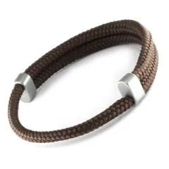 Hochwertiges maritimes Segeltau-Armband mit robustem Edelstahl-Slider – ideal für Alltag und Strand