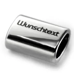 Spacer - Zwischenstück aus Edelstahl für Schnüre 2 x Ø 4,0 mm