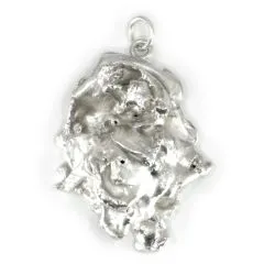 Silber Nugget Anhänger Silber 900 • 20,8g