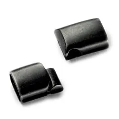 Magnetverschluss Edelstahl für Schnüre 2 x Ø 4,0 mm • Vintage