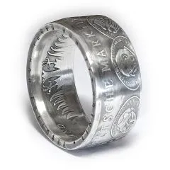 Münzring BRD 10 Mark 1998 50 Jahre Deutsche Mark Silber 925er Größe 56 bis 72