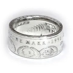 Münzring BRD 10 Mark 1998 50 Jahre Deutsche Mark Silber 925er Größe 56 bis 72