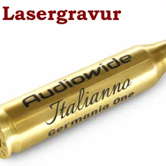 Schlüsselanhänger original Patronenhülse .308 Win Messing ohne Geschoss • Personalisierbar