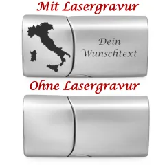 Segeltau Armband ITALIEN Stiefel 2 x Ø 6 mm mit Edelstahl Magnetverschluss • Personalisierbar