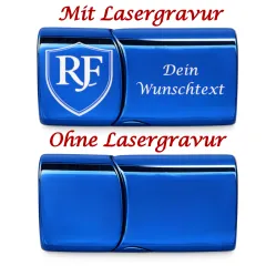 Segeltau Armband FRANKREICH RF 2 x Ø 6 mm mit Edelstahl Magnetverschluss • Personalisierbar