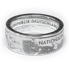 Münzring BRD 10 Euro 2004 Nationalpark Wattenmeer Silber 925er Größe 56 bis 74