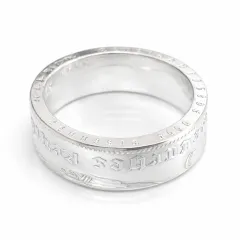 Münzring Deutsches Reich 5 Reichsmark Adler 1936-39 Silber 900er Größe 52 bis 72 • Finish Silber