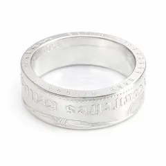 Münzring Deutsches Reich 5 Reichsmark Adler 1936-39 Silber 900er Größe 52 bis 72 • Finish Silber