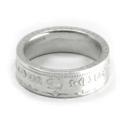 Münzring Deutsches Reich 5 Reichsmark Hindenburg 1935-36 Silber 900er Größe 52 bis 72 • Finish Silber