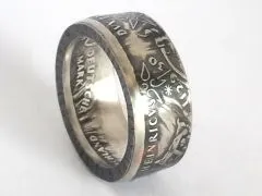 Münzring BRD 10 Mark 1995 Heinrich der Löwe Silber 625er Größe 56 bis 72