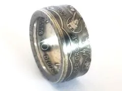 Münzring BRD 10 Mark 2000 Karl der Große Silber 925er Größe 56 bis 72