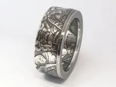 Münzring Österreich 10 Euro 2003 Schloss Schönbrunn Silber 925er Größe 56 bis 74