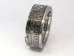 Münzring Österreich 10 Euro 2009 Richard Löwenherz Silber 925er Größe 56 bis 74