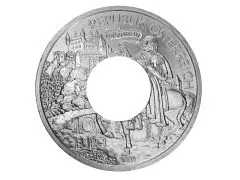 Münzring Österreich 10 Euro 2009 Richard Löwenherz Silber 925er Größe 56 bis 74