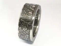 Münzring Österreich 10 Euro 2008 Stift Kloster-Neuburg Silber 925er Größe 56 bis 74