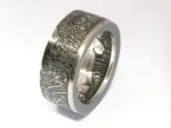 Münzring Österreich 10 Euro 2010 Kaiser Karl Untersberg Silber 925er Größe 56 bis 74