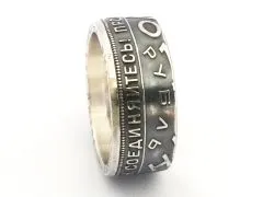 Münzring UdSSR Sowjetunion 1 Rubel 1924 Silber 900er Größe 58 bis 72