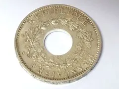 Münzring Frankreich 10 Francs 1965 Silber 900er Größe 60 bis 74