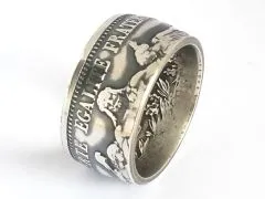 Münzring Frankreich 10 Francs 1965 Herkules-Gruppe Silber 900er Größe 60 bis 74