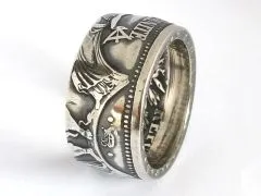 Münzring Frankreich 10 Francs 1965 Herkules-Gruppe Silber 900er Größe 60 bis 74