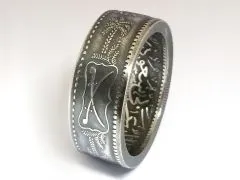 Münzring Saudi Arabien 1 Riyal Silber 917er Größe 54 bis 68