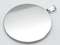 Anhänger Rohling Edelstahl Rund / Innen Ø 35 mm • Personalisierbar