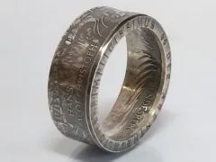 Münzring BRD 5 Mark 1976 Grimmelshausen Silber 625er Größe 54 bis 72