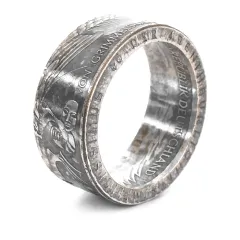 Münzring BRD 5 Mark 1976 Grimmelshausen Silber 625er Größe 54 bis 72