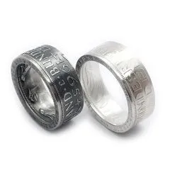 Münzring BRD 5 Mark mit Datum 1951-1974 Silberadler Silber 625er Größe 52 bis 68