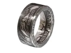 Münzring BRD 10 Mark 2001 Katharinenkloster Stralsund Silber 925er Größe 56 bis 72