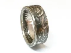 Münzring USA 1/2 Dollar 1916-1947 Walking Liberty Silber 900er Größe 58 bis 72