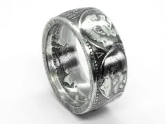 Münzring Griechenland 30 Drachmen Könige 1963 Silber 835er Größe 58 bis 74