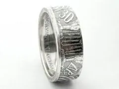 Münzring Griechenland 30 Drachmen Adler 1964 Silber 835er Größe 56 bis 72