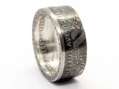 Münzring BRD 10 Mark 2001 Albert Gustav Lortzing Silber 925er Größe 56 bis 72