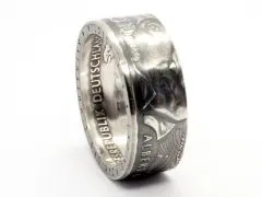 Münzring BRD 10 Mark 2001 Albert Gustav Lortzing Silber 925er Größe 56 bis 72