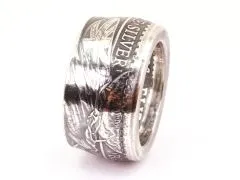 Münzring Großbritannien Britannia Feinsilber 999er Größe 66 bis 76