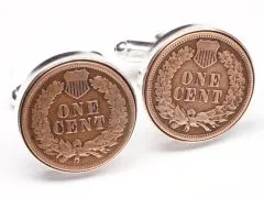 Manschettenknöpfe One Cent USA Staatssiegel Ø 20mm